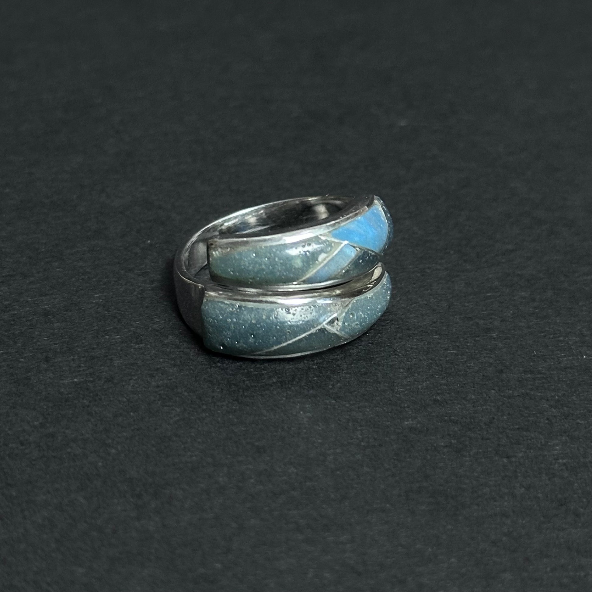 Leland Blue Wrap Inlay Ring