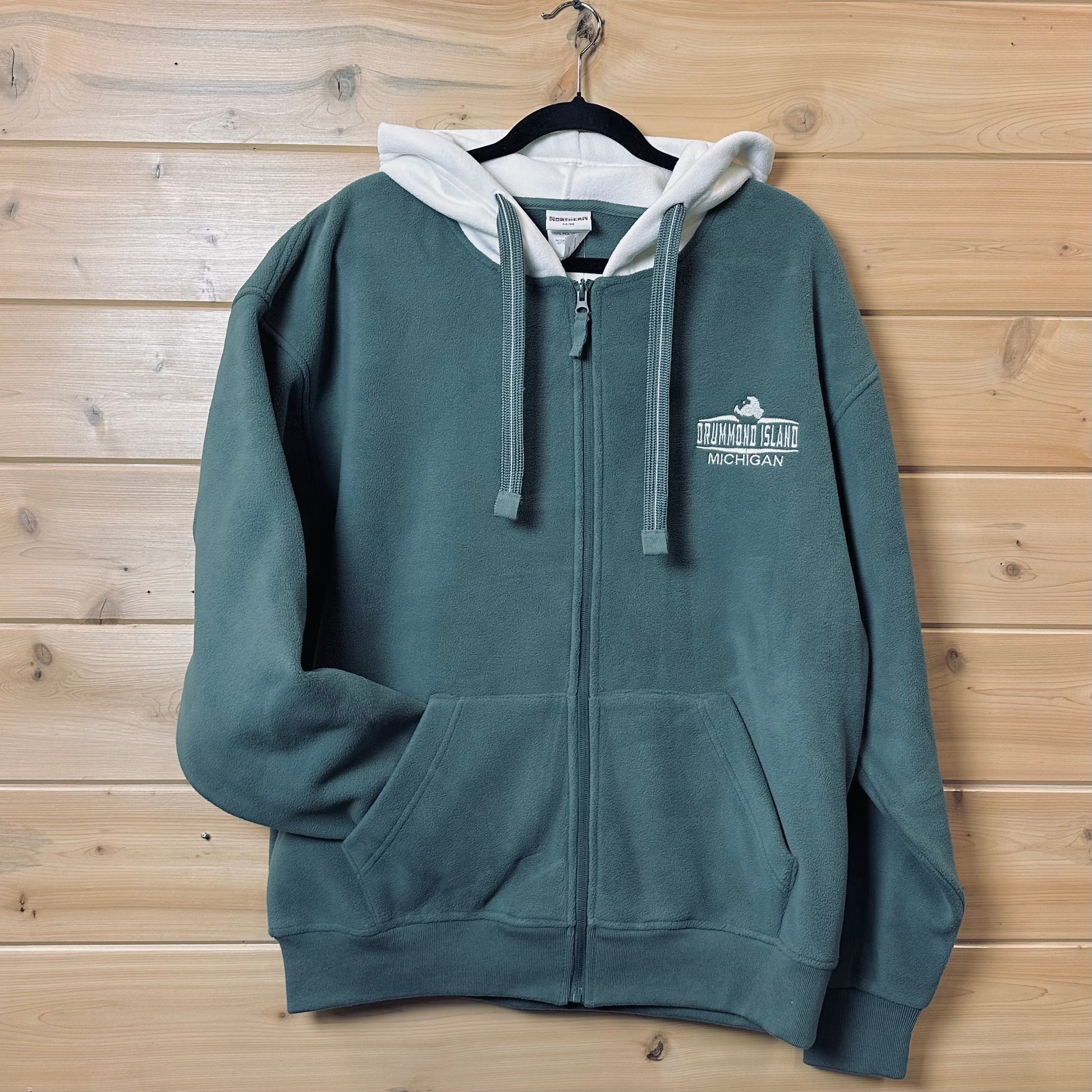 Micro polar hood jacket men’s