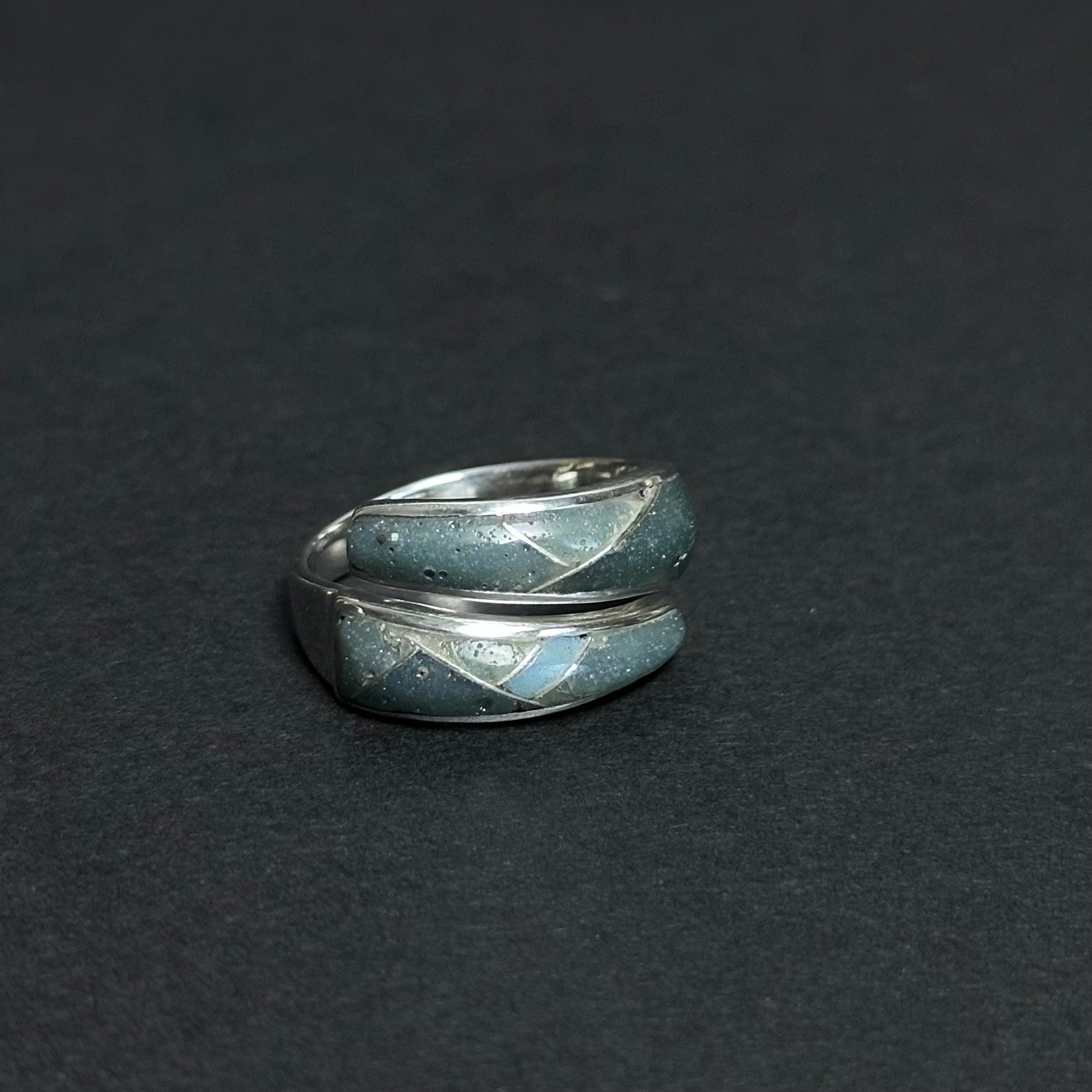 Leland Blue Wrap Inlay Ring