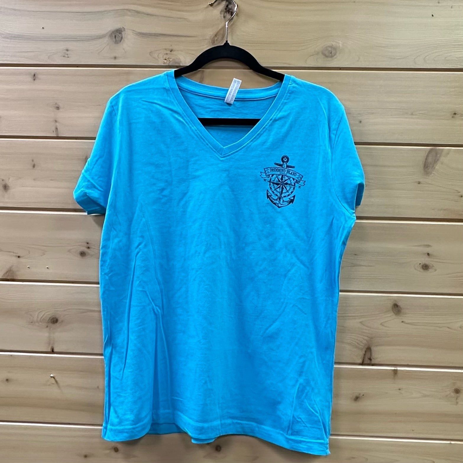 V Neck anchor tee