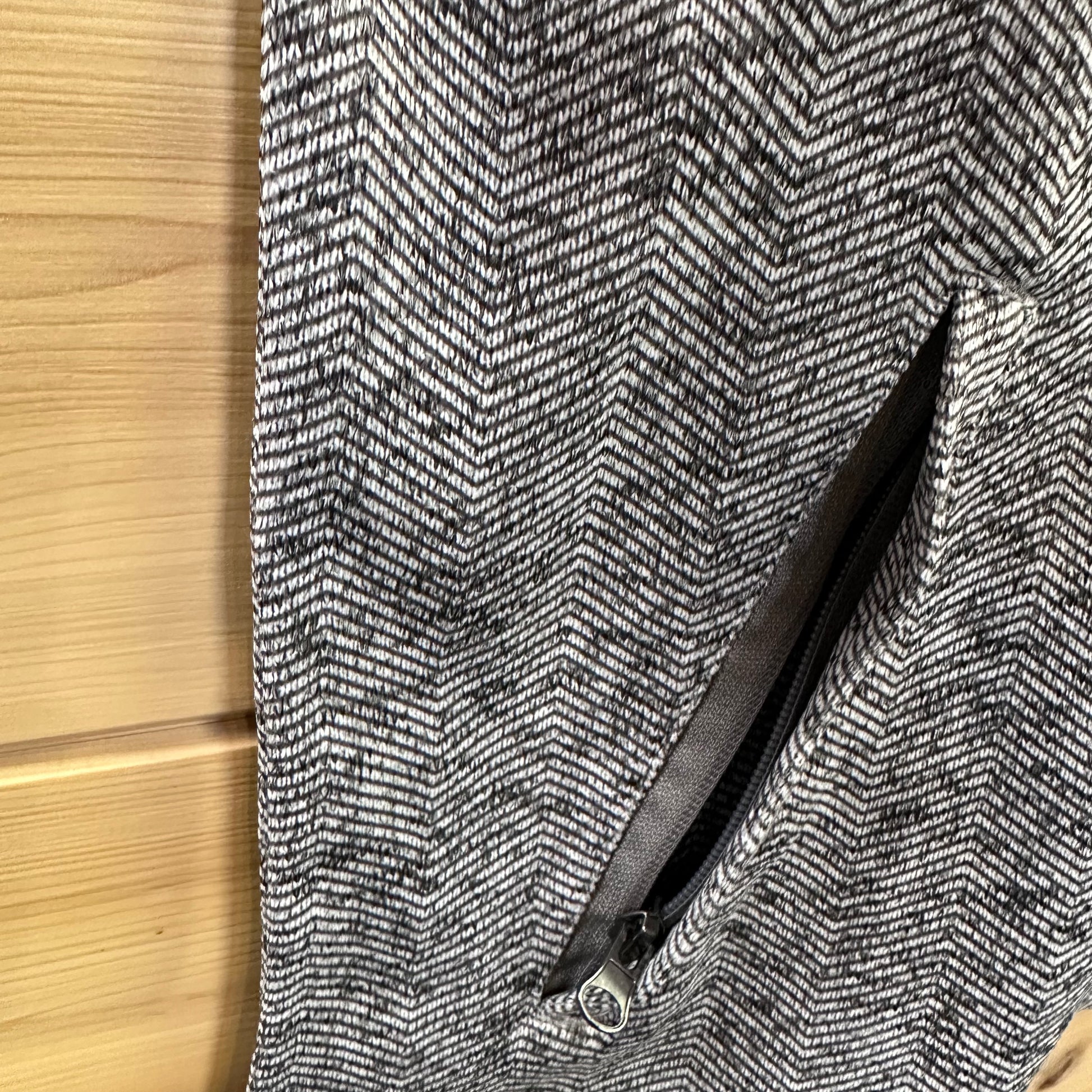 Herringbone Zip Jacket Grey/Brown or Grey/Green