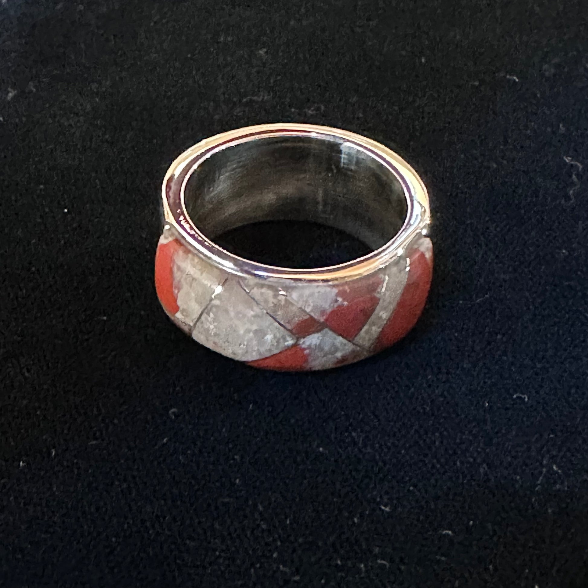 Puddingstone Wide Inlay Band