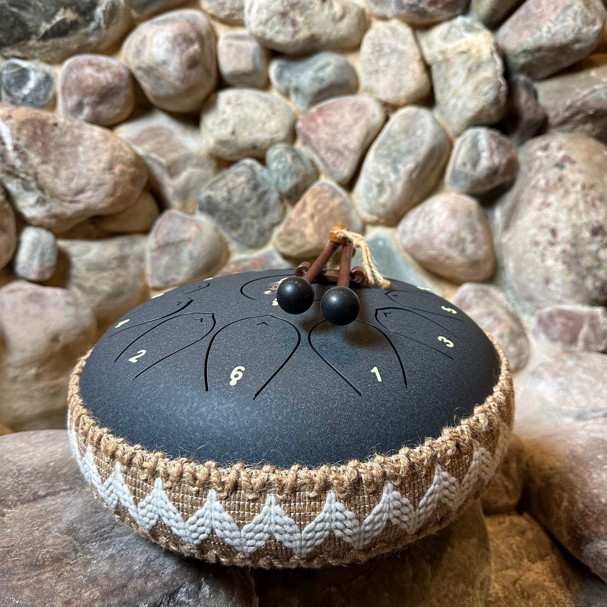 STEEL TONGUE DRUM 12 INCH BLUE