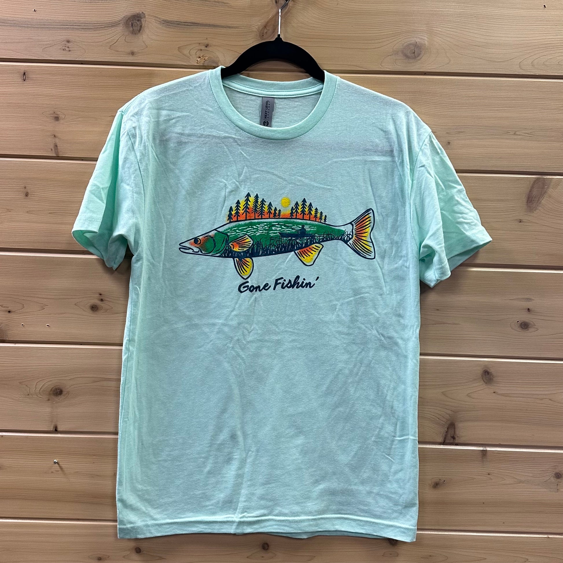 Gone Fishin Walleye T-shirt