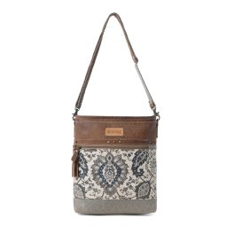 SAGEBROOK JACQUARD UPCYCLED CANVAS BAG