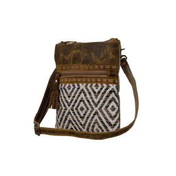 SAND WEAVER CROSSBODY BAG