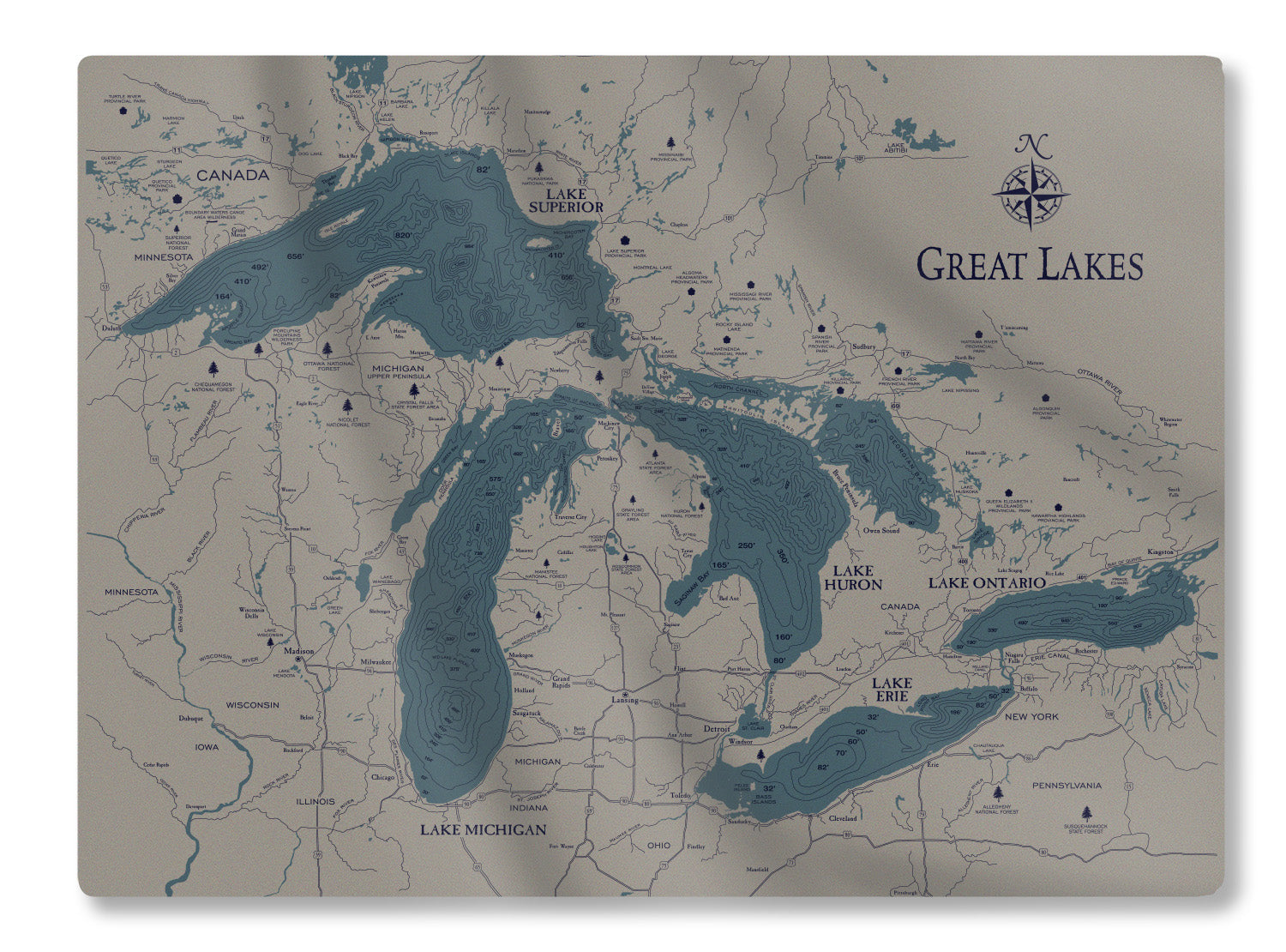 GREAT LAKES SWEATSHIRT THROW