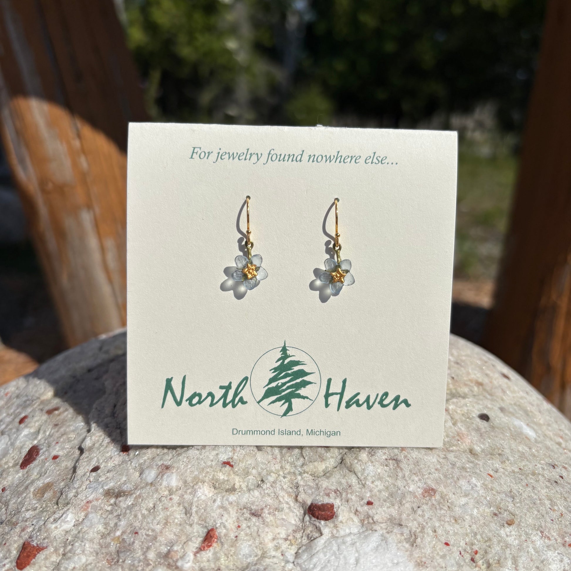 FORGET ME NOT SINGLE WIRE EARRINGS