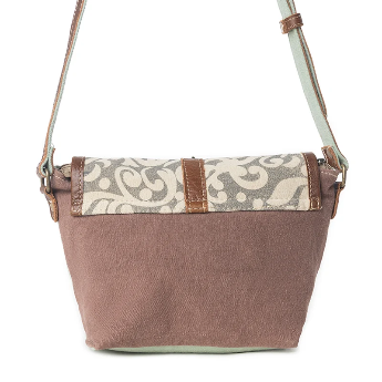 LEAF PRINT CROSSBODY BAG