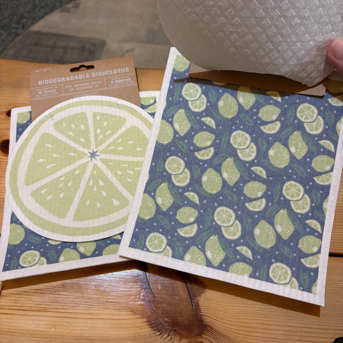 BIODEGRADABLE DISHCLOTH SETS