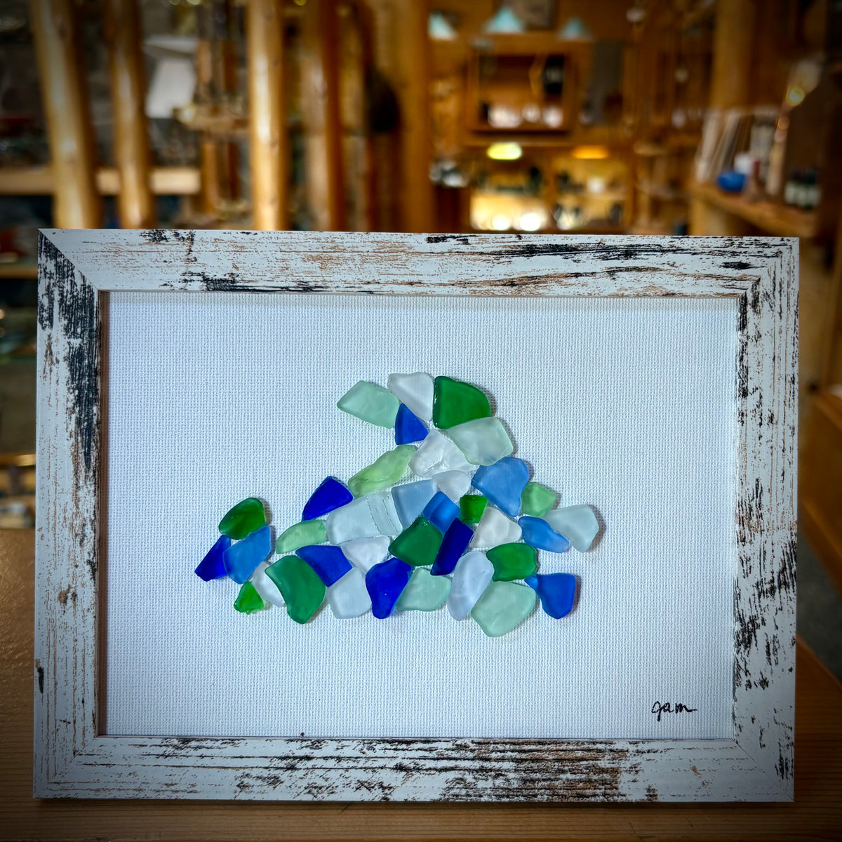 BEACH GLASS DRUMMOND ISLAND 8x6