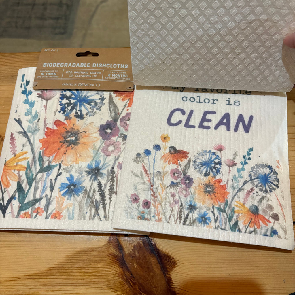 BIODEGRADABLE DISHCLOTH SETS