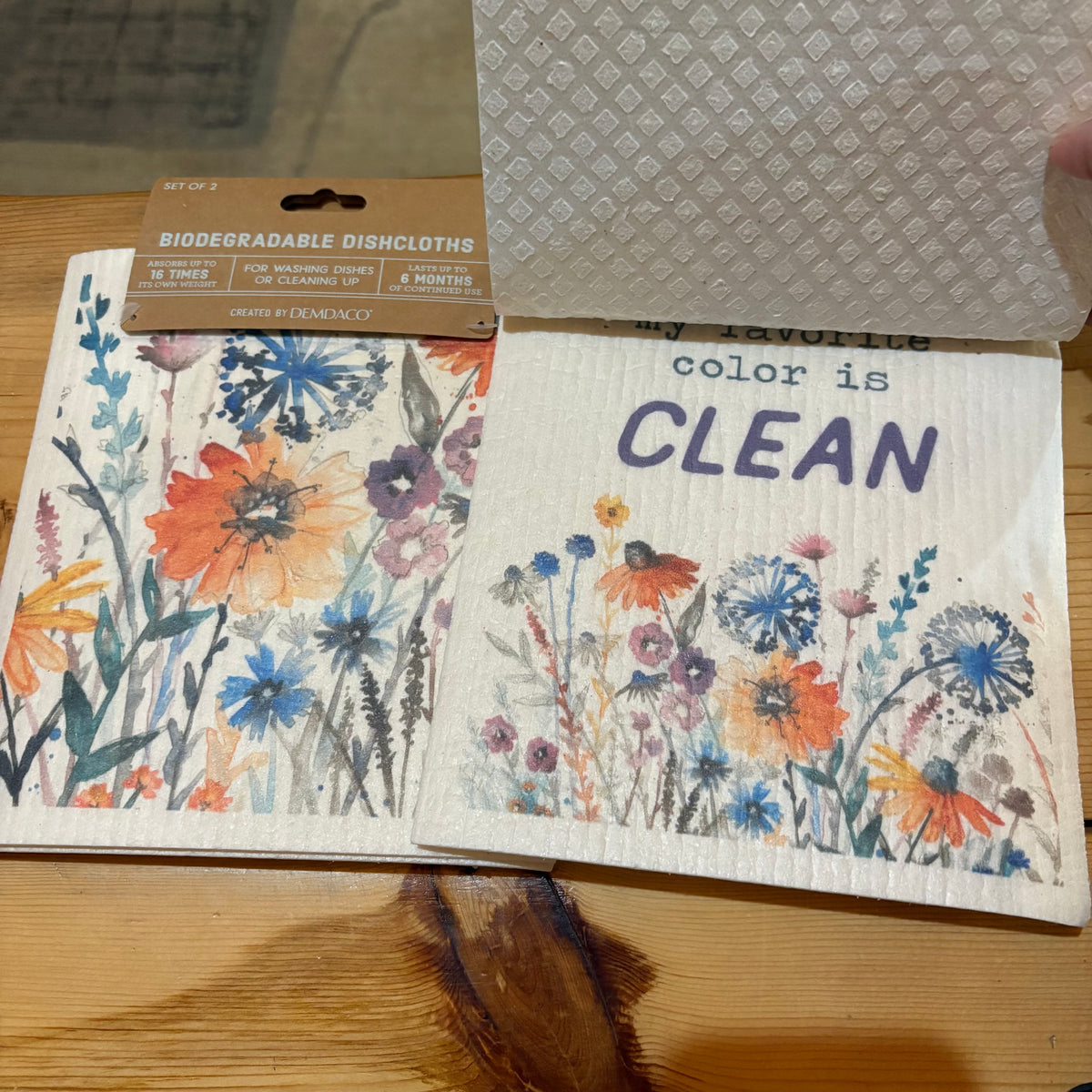 BIODEGRADABLE DISHCLOTH SETS