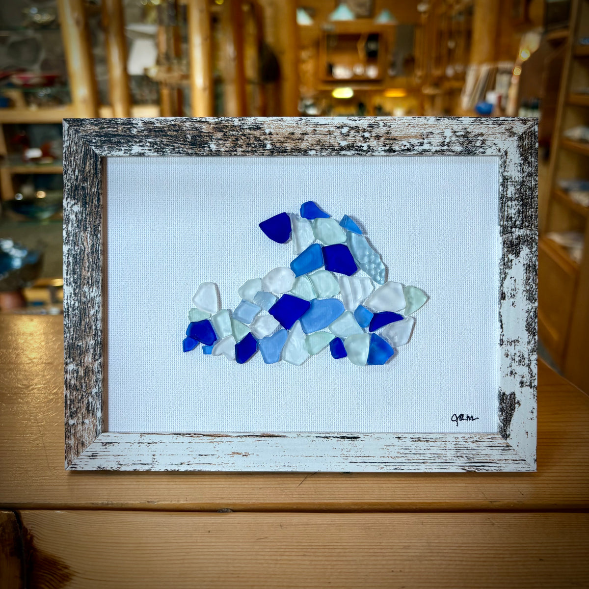 BEACH GLASS DRUMMOND ISLAND 8x6