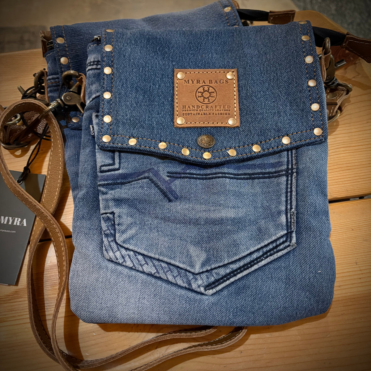 DAHLIA DENIM CROSSBODY BAG