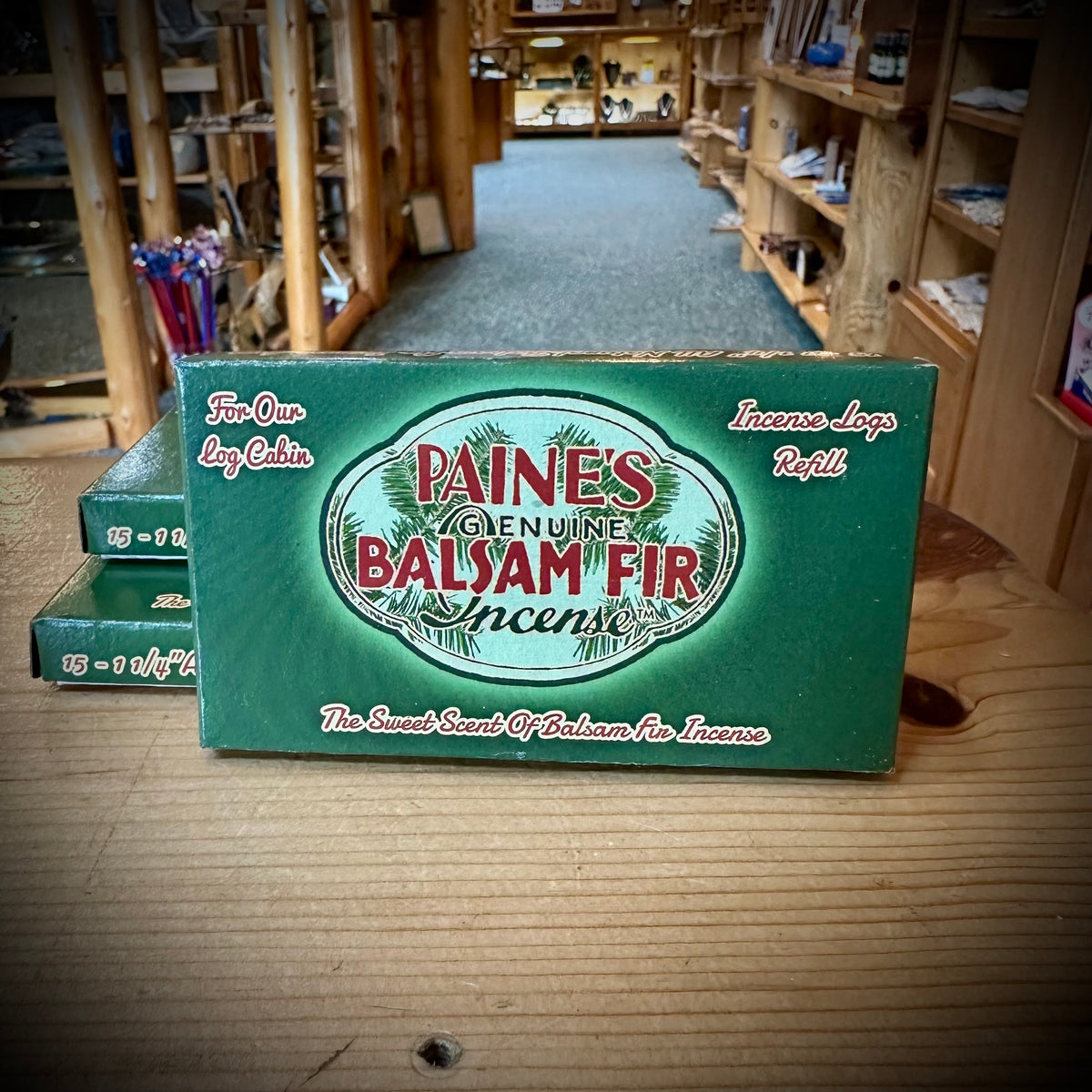 BALSAM FIR LOGS 15ct for Log Cabins