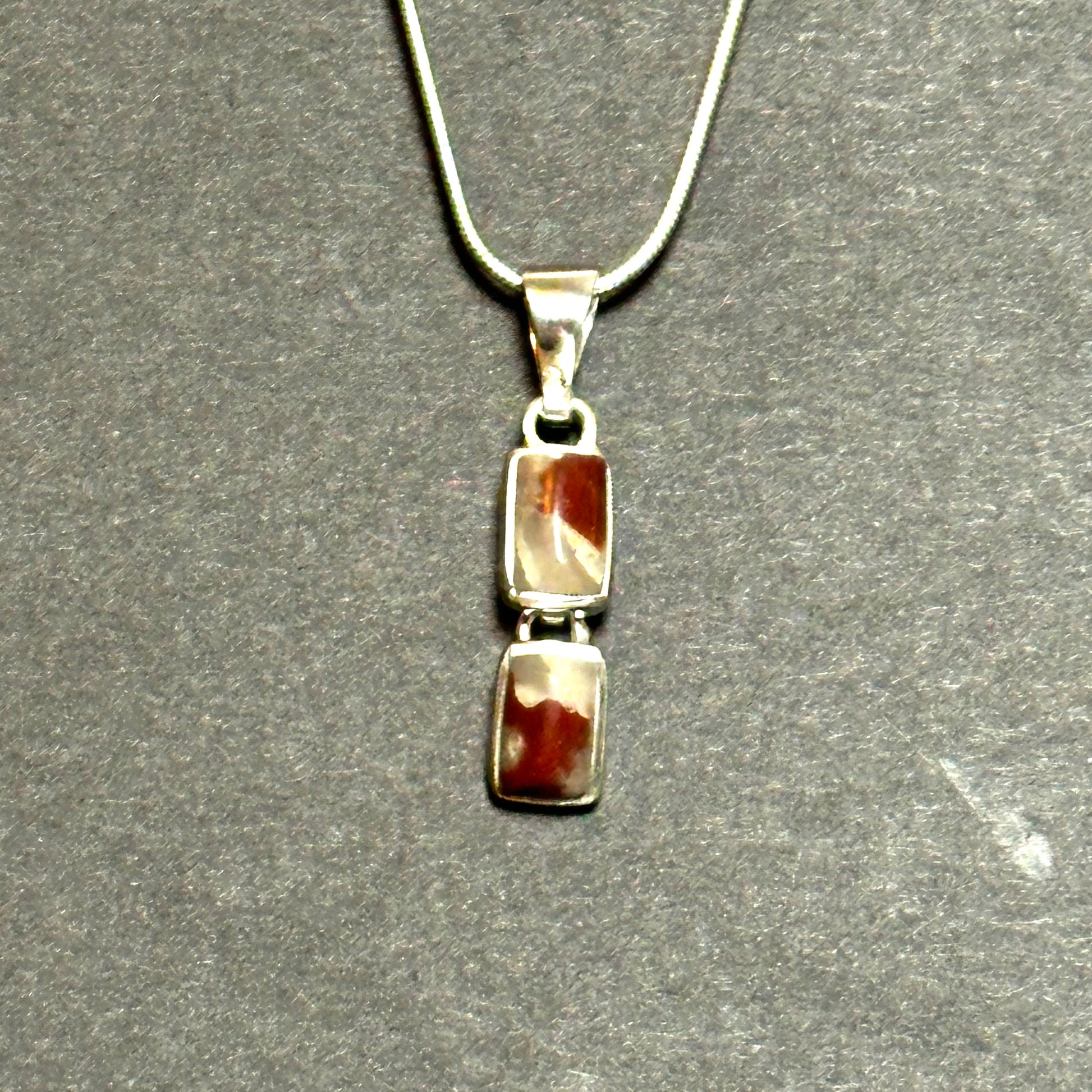 Puddingstone Two Piece Pendant