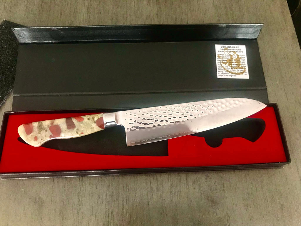 Hammered Japanese Chef’s Knife