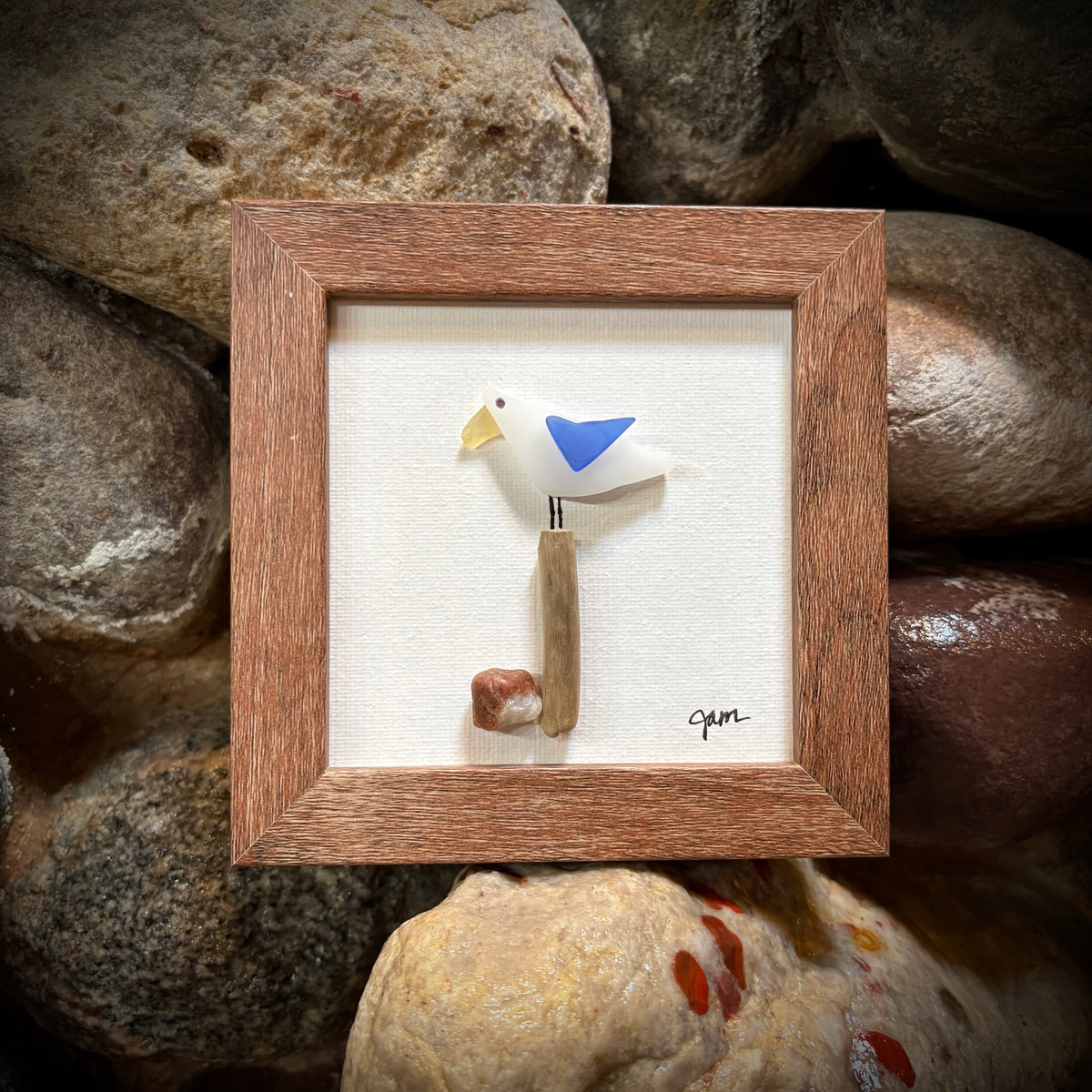 BEACH GLASS SEAGULLS