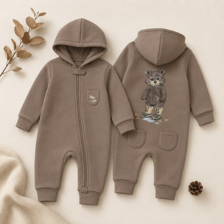 ORGANIC COZY ZIPPER ROMPER