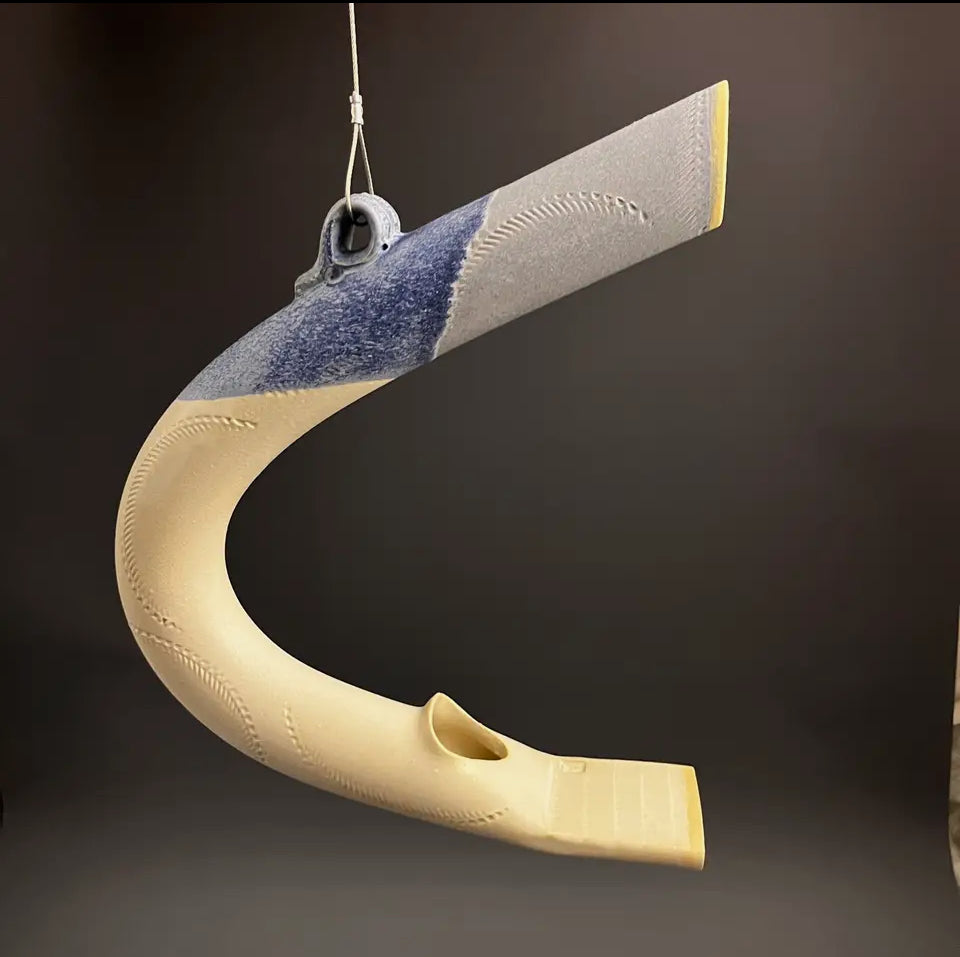 GLAZED ROUND BIRD FEEDER