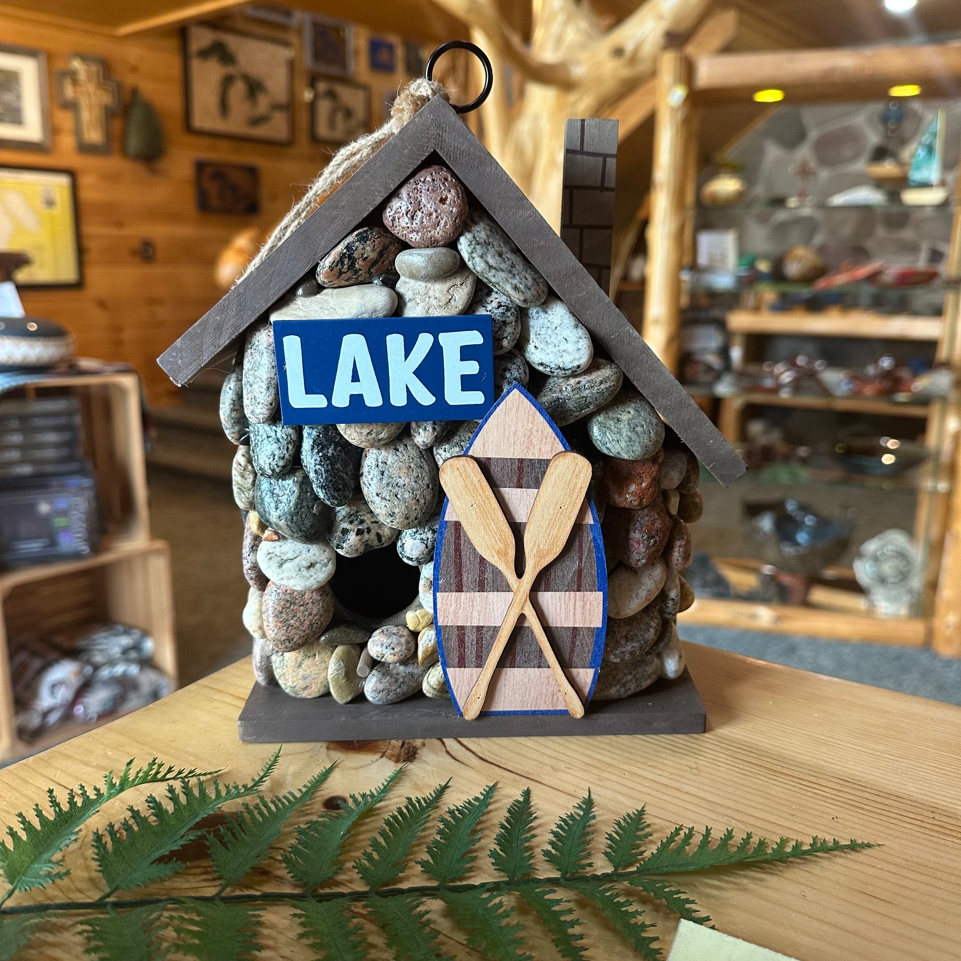 STONE BIRD HOUSE