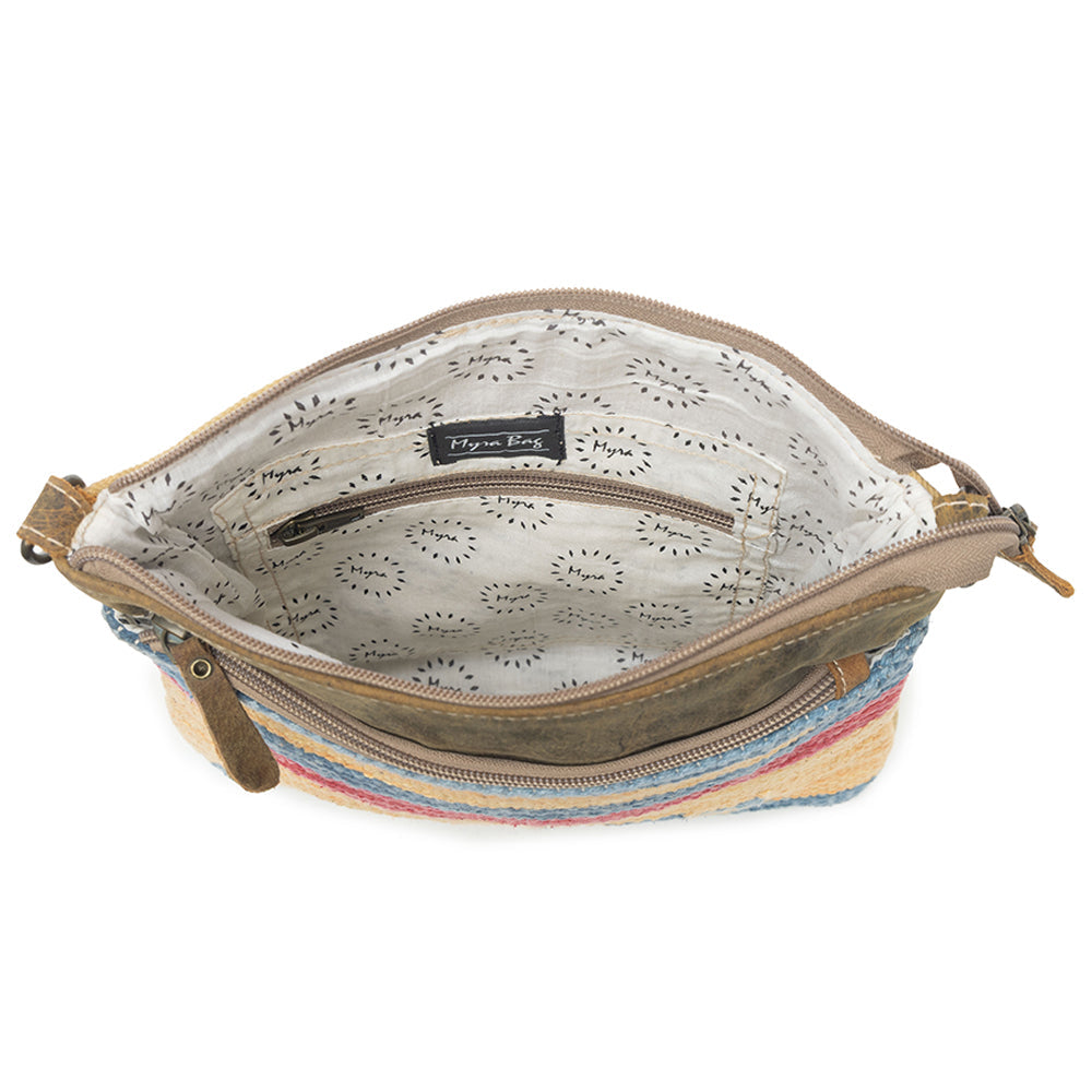 YELLOW AND BLUE CROSSBODY