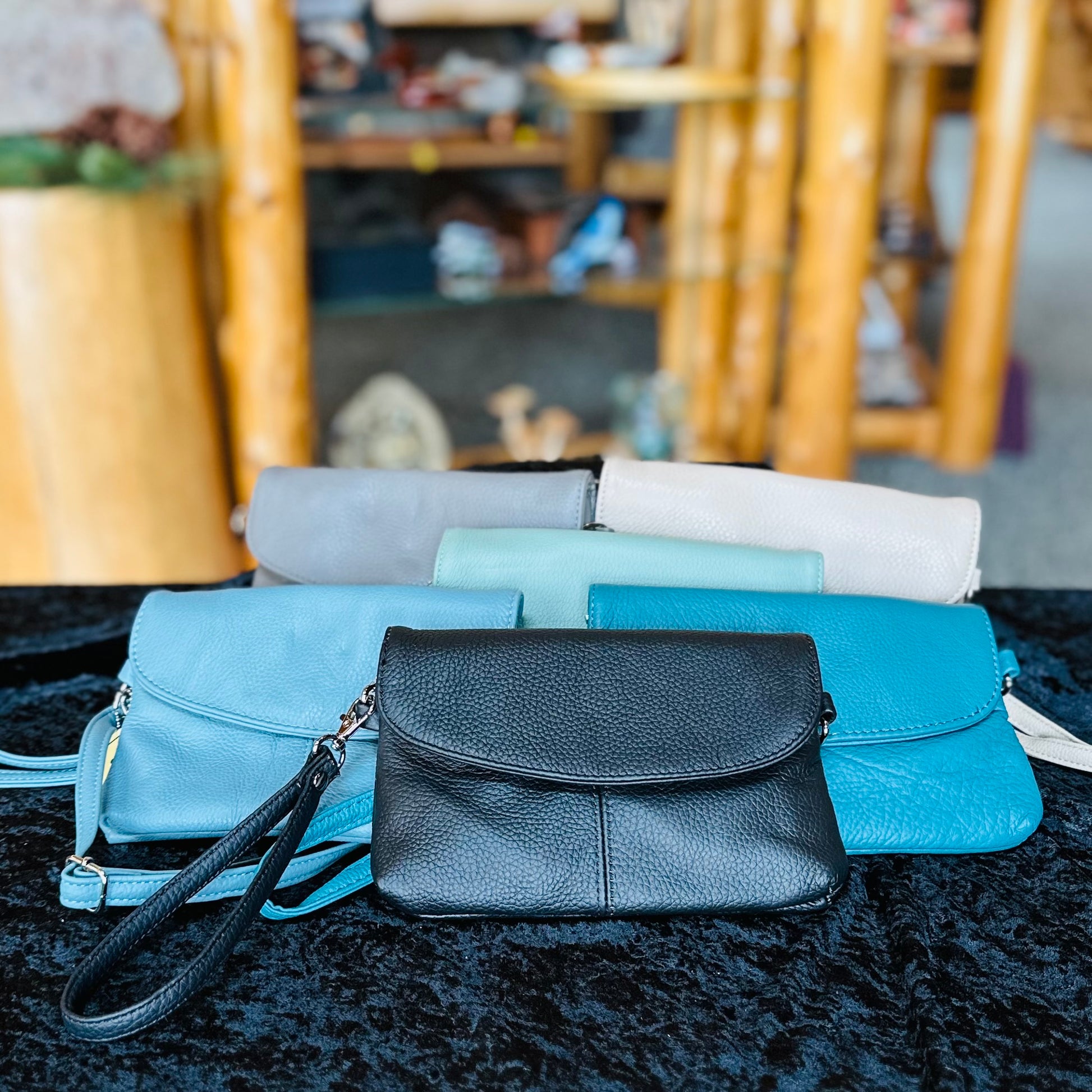 ITALIAN LEATHER CLUTCHES