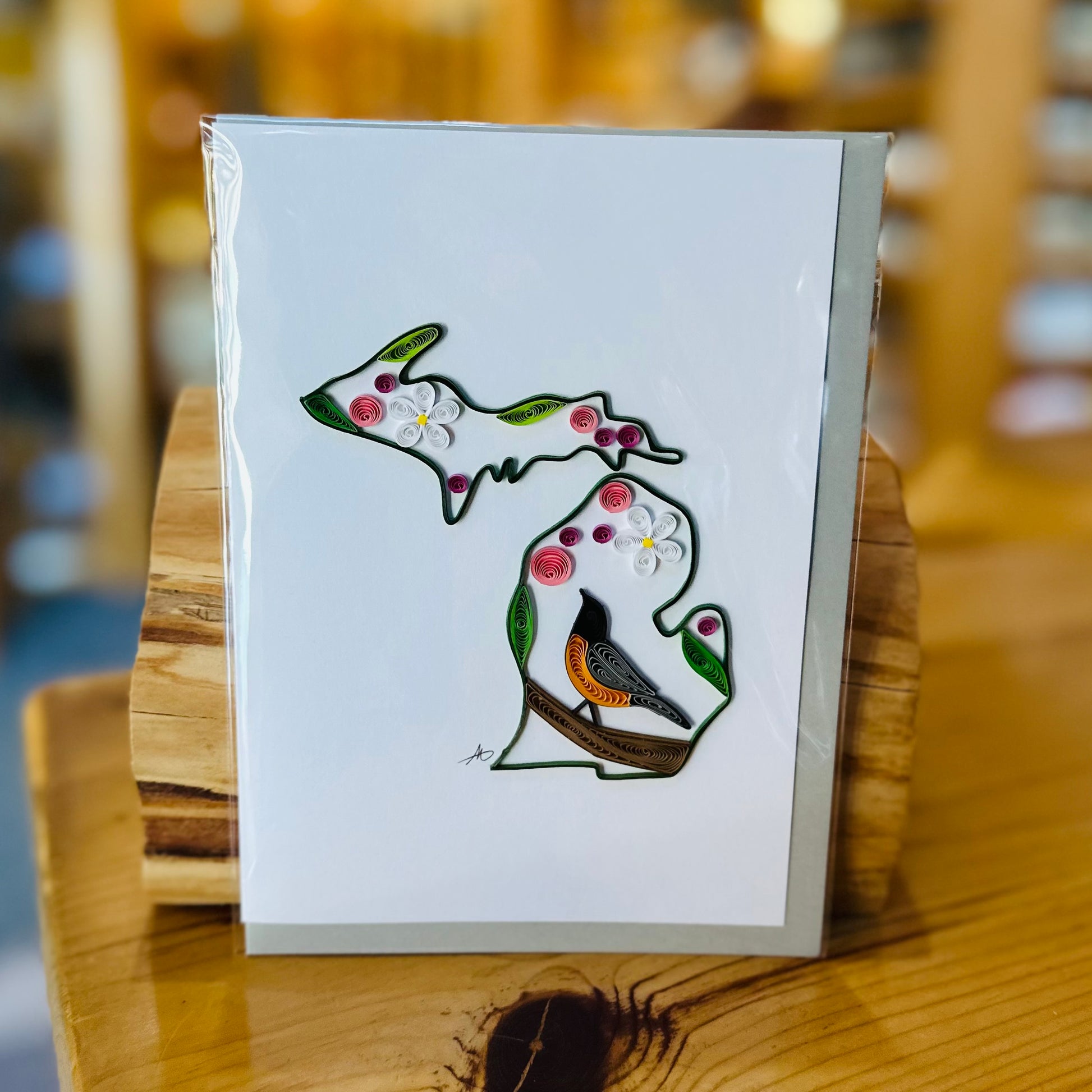 QUILLED GREETING CARDS BLANK