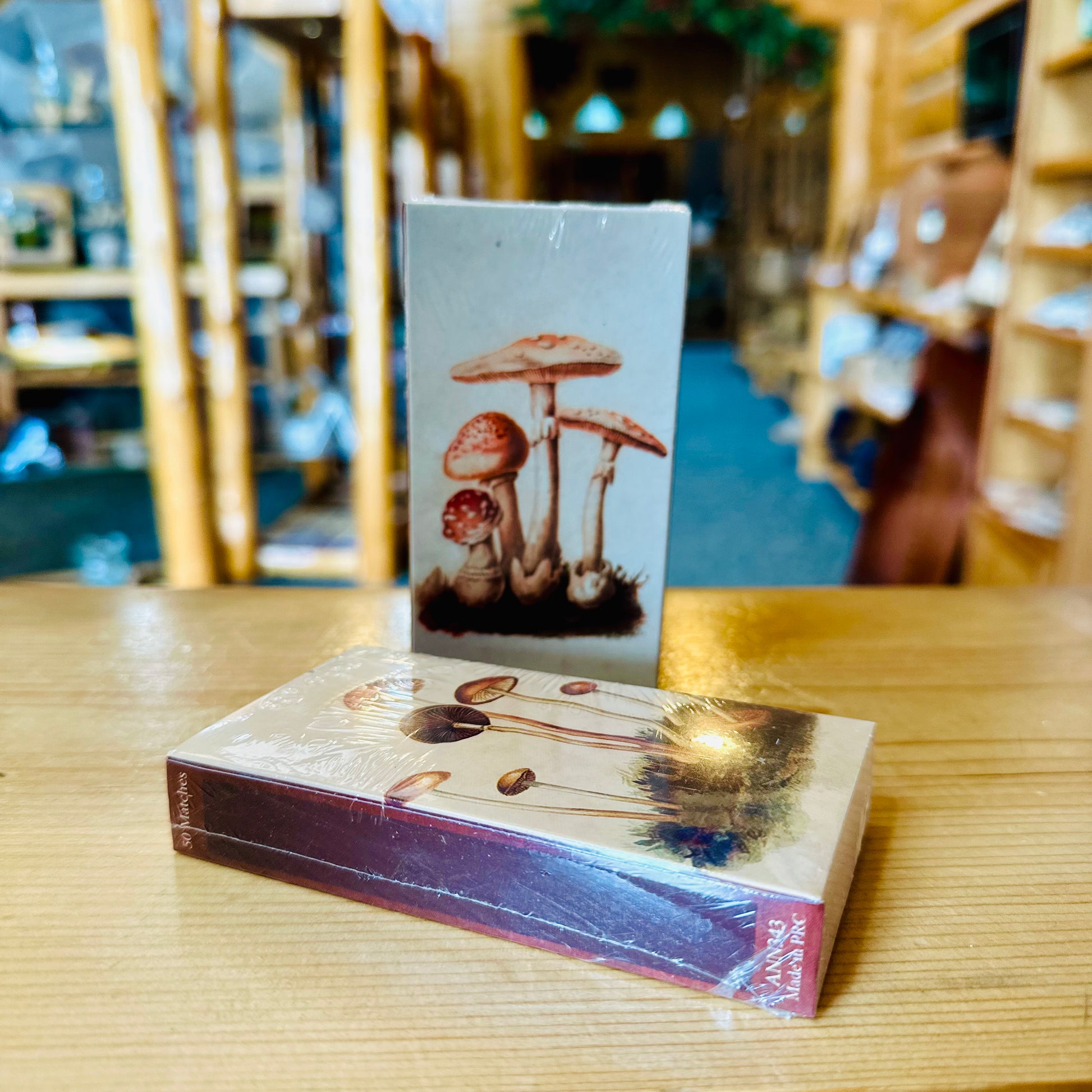 VINTAGE STYLE MUSHROOM MATCHBOX