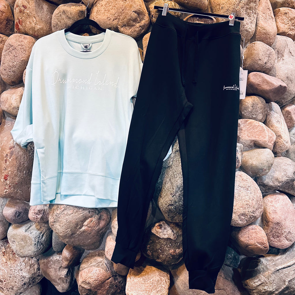 MODAL SPANDEX HIGH LOW CREW NECK SWEATSHIRT