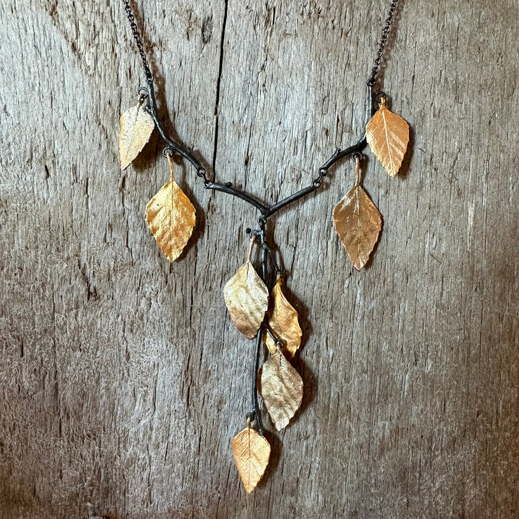 AUTUMN BIRCH Y NECKLACE 18” ADJ