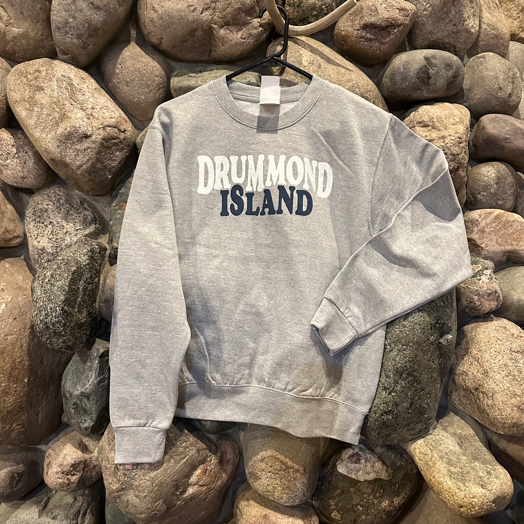 CREW NECK YOUTH BUBBLE LETTERING SWEATSHIRT