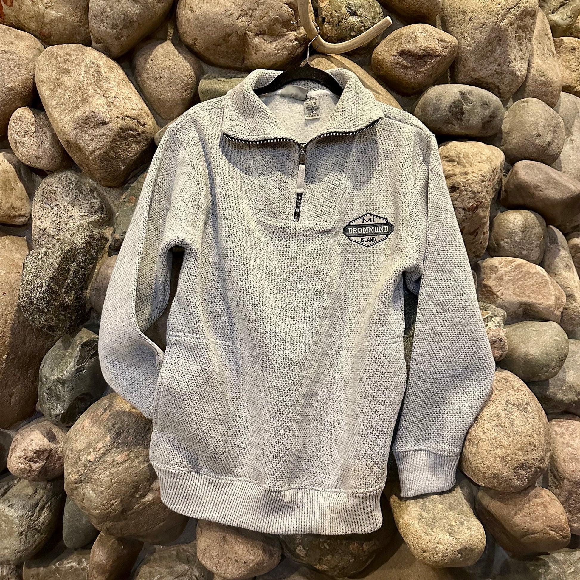 MEN’S MINI HONEYCOMB FLEECE 1/4 ZIP