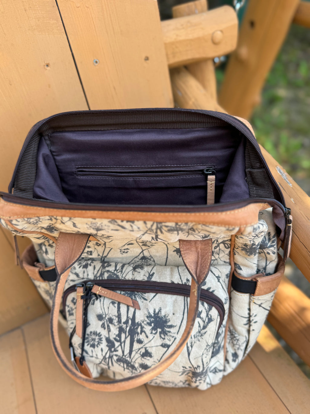 MESA FLOWERS DIAPER BAG