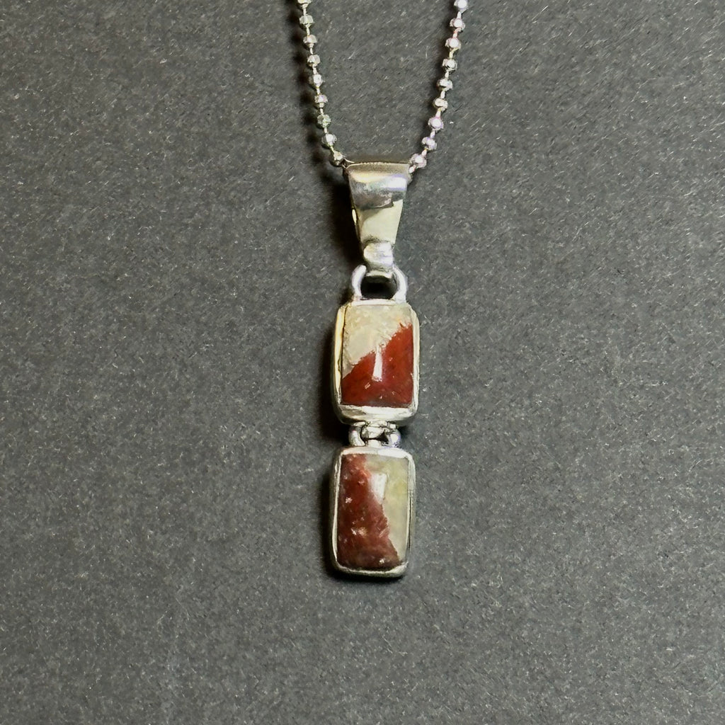 Puddingstone Two Piece Pendant