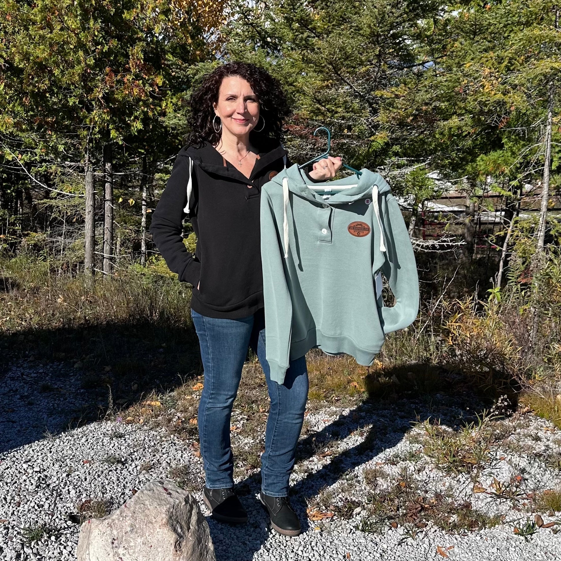Lucid Ladies Button Hoodie