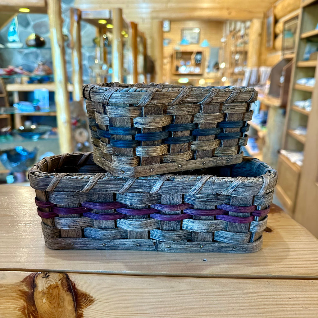 AMISH MADE CANDLE BASKETS