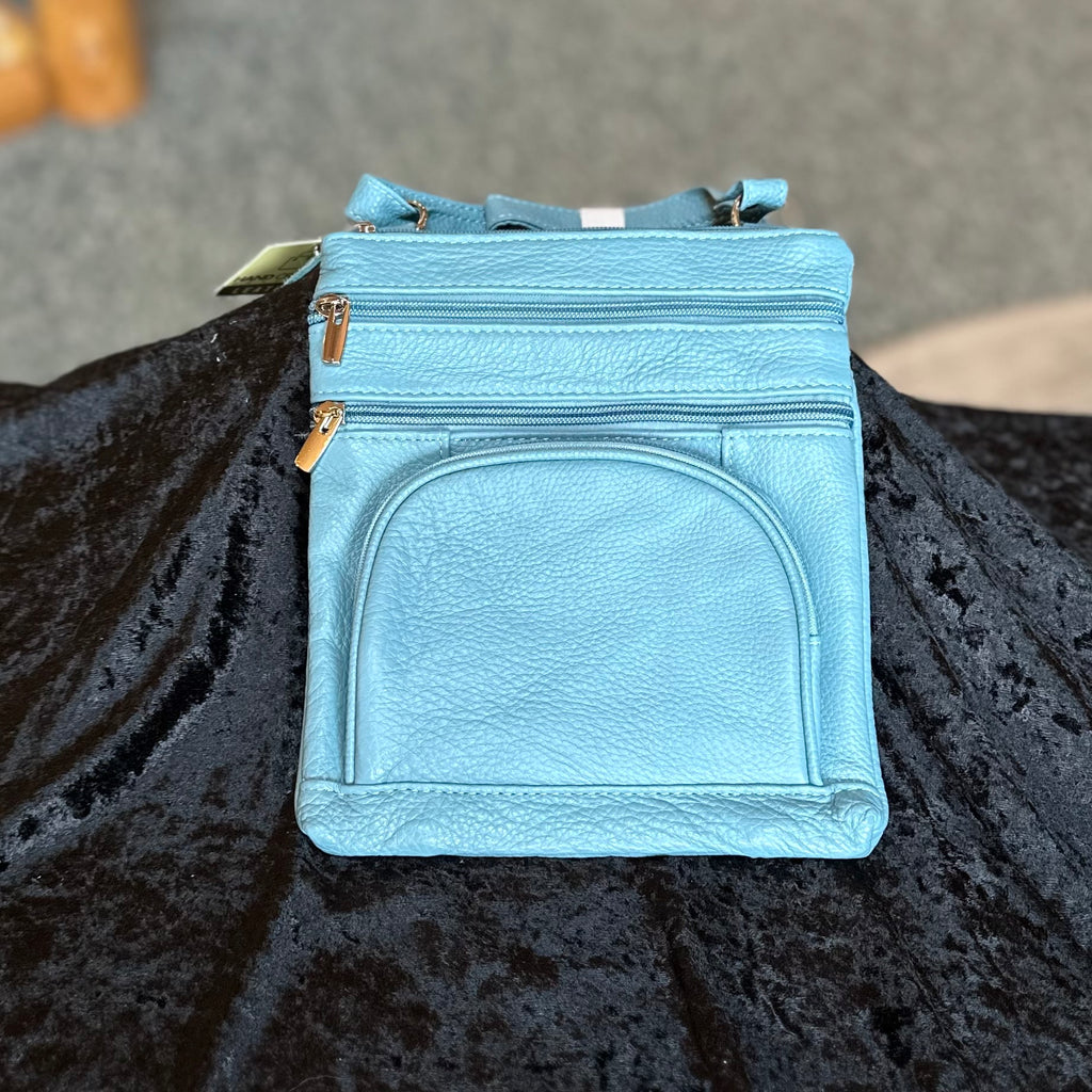 ITALIAN LEATHER CROSS BODY PURSE