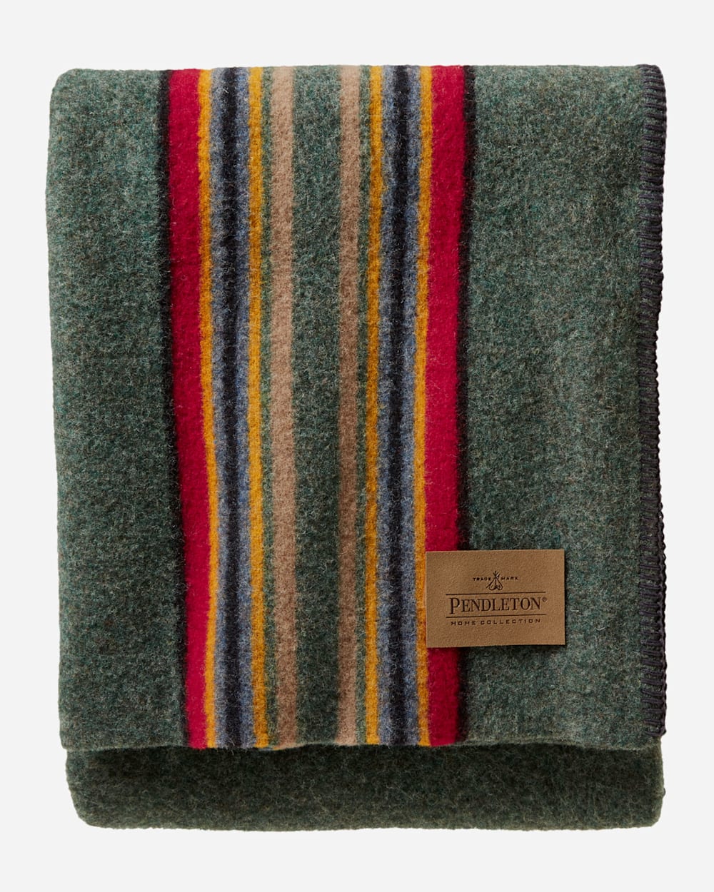 PENDLETON™️ YAKIMA THROW GREEN HEATHERED OR LAKE