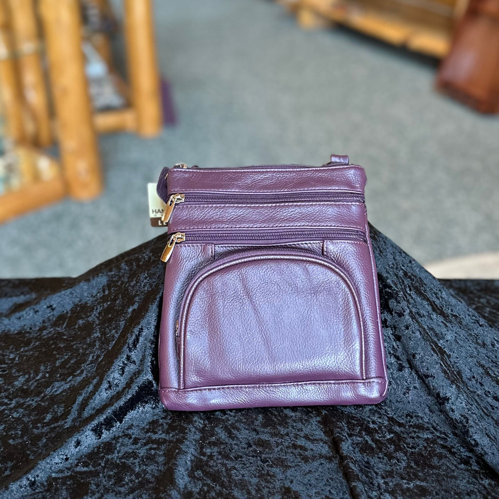 ITALIAN LEATHER CROSS BODY PURSE