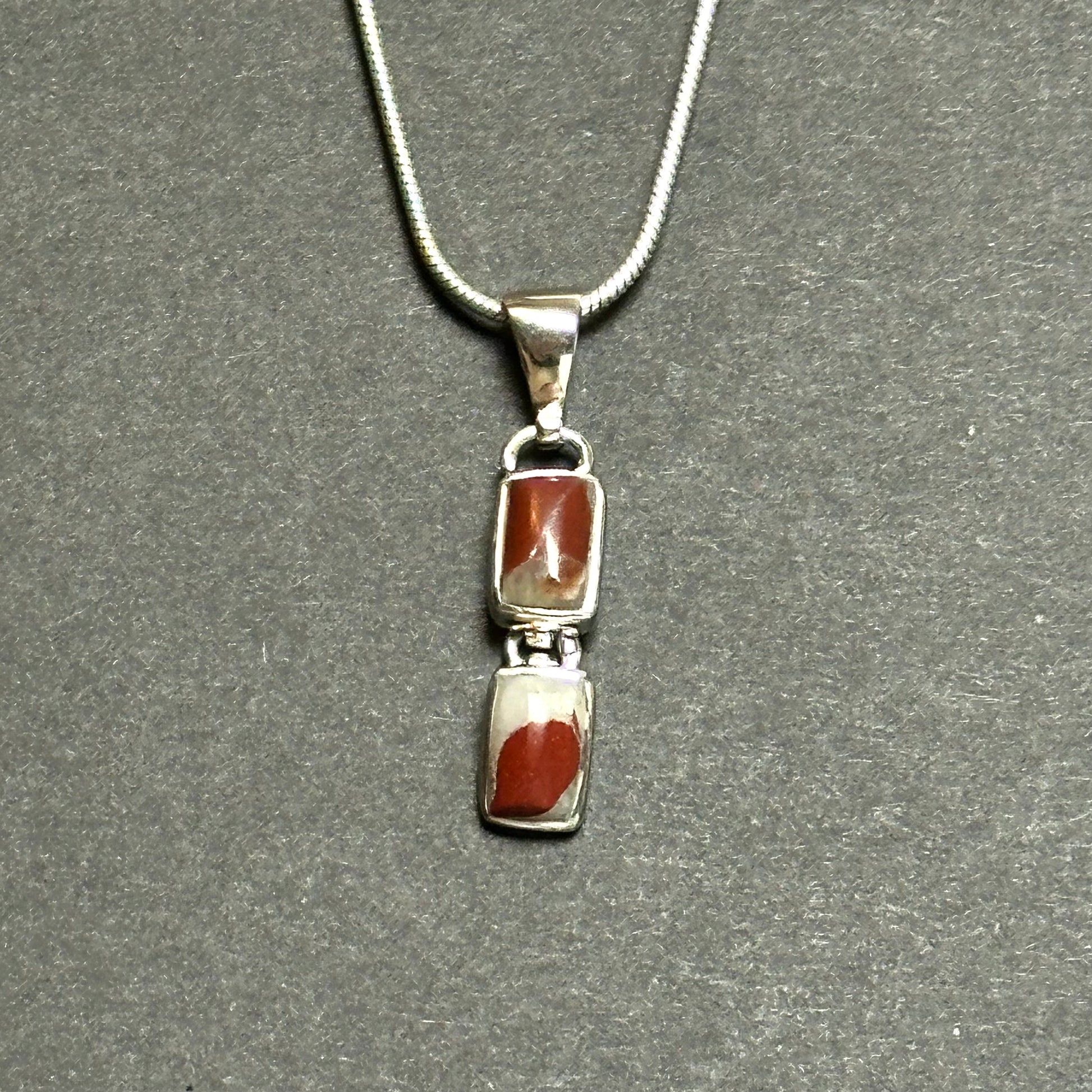 Puddingstone Two Piece Pendant
