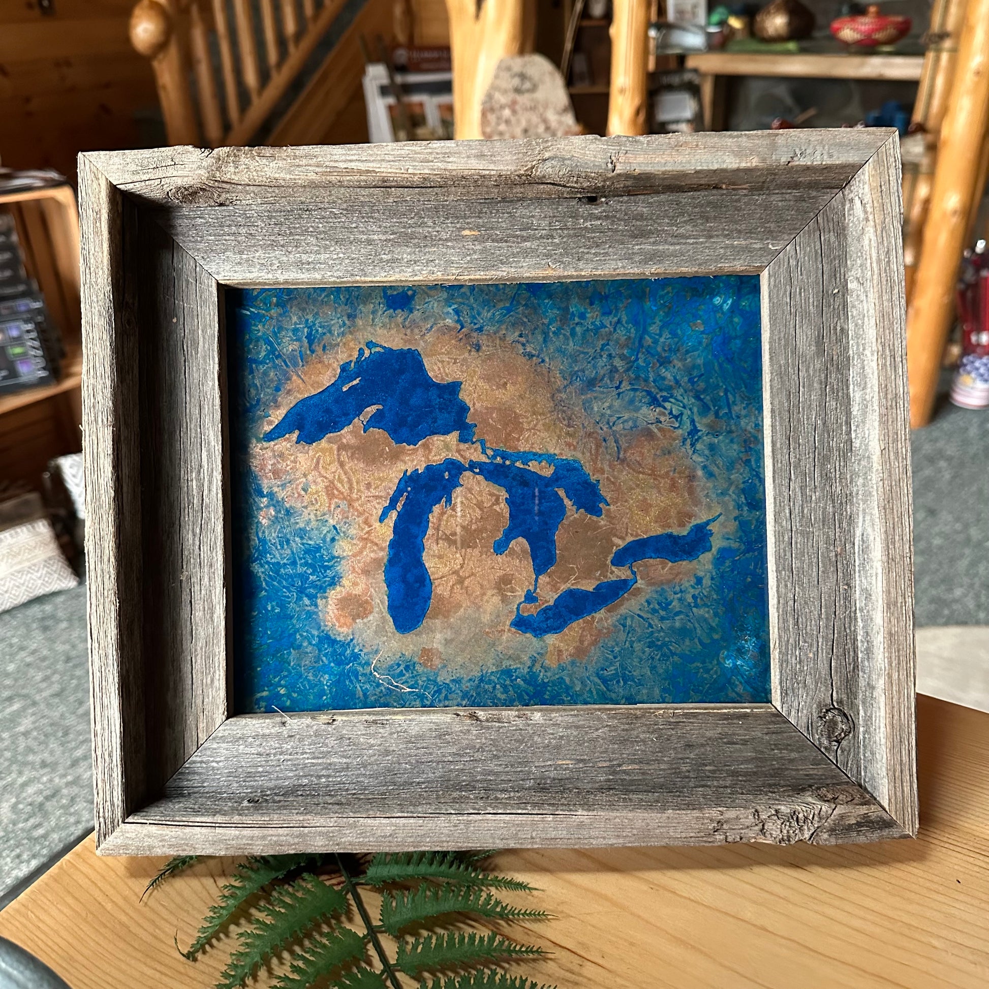 8X10  MICHIGAN FRAMED or FRAMELESS