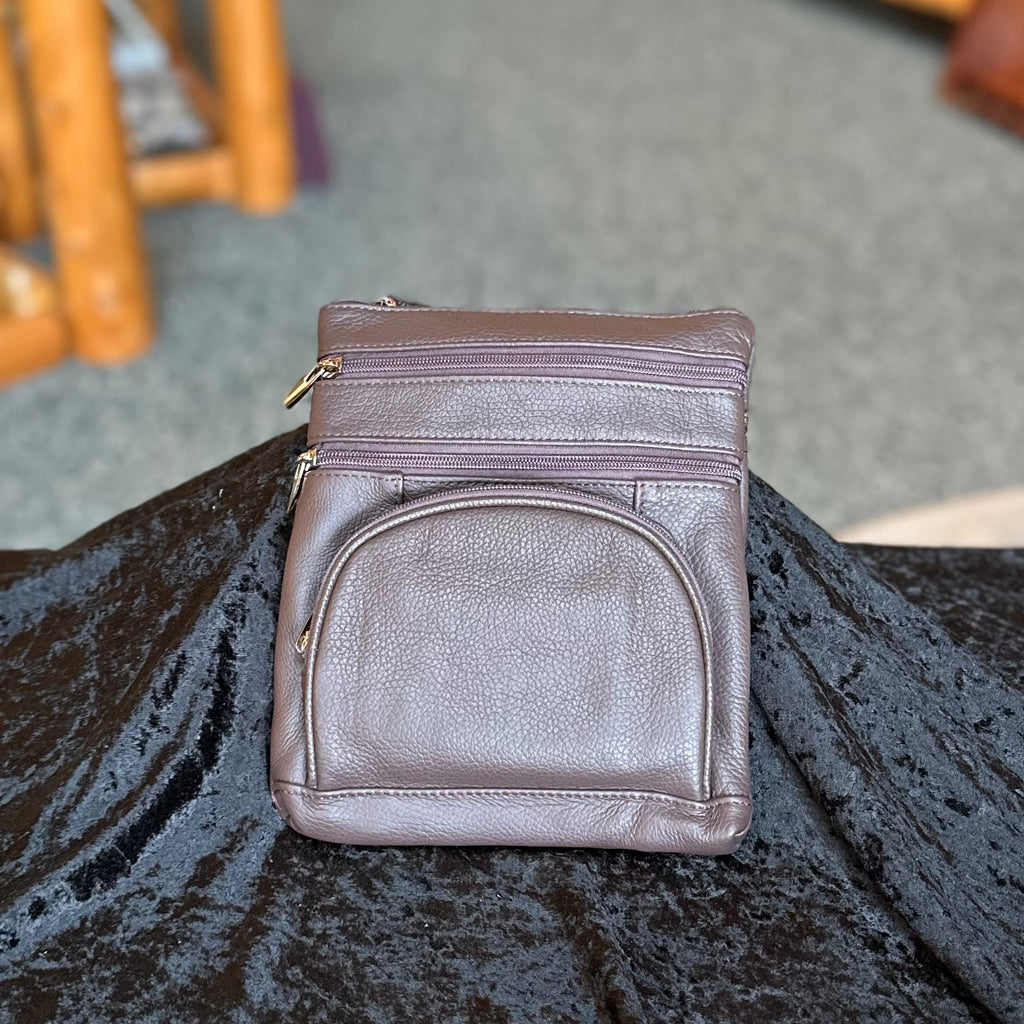 ITALIAN LEATHER CROSS BODY PURSE