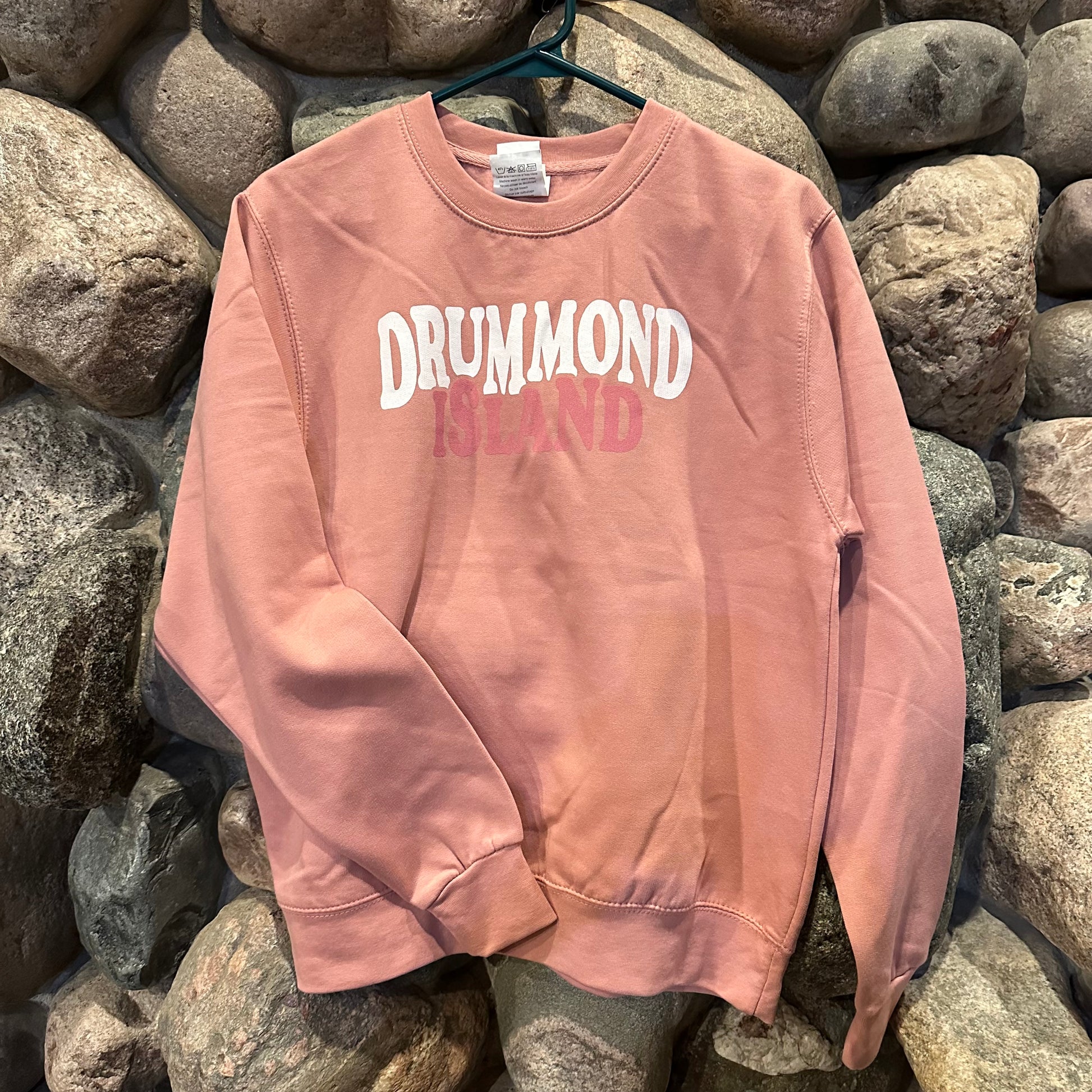 CREW NECK YOUTH BUBBLE LETTERING SWEATSHIRT
