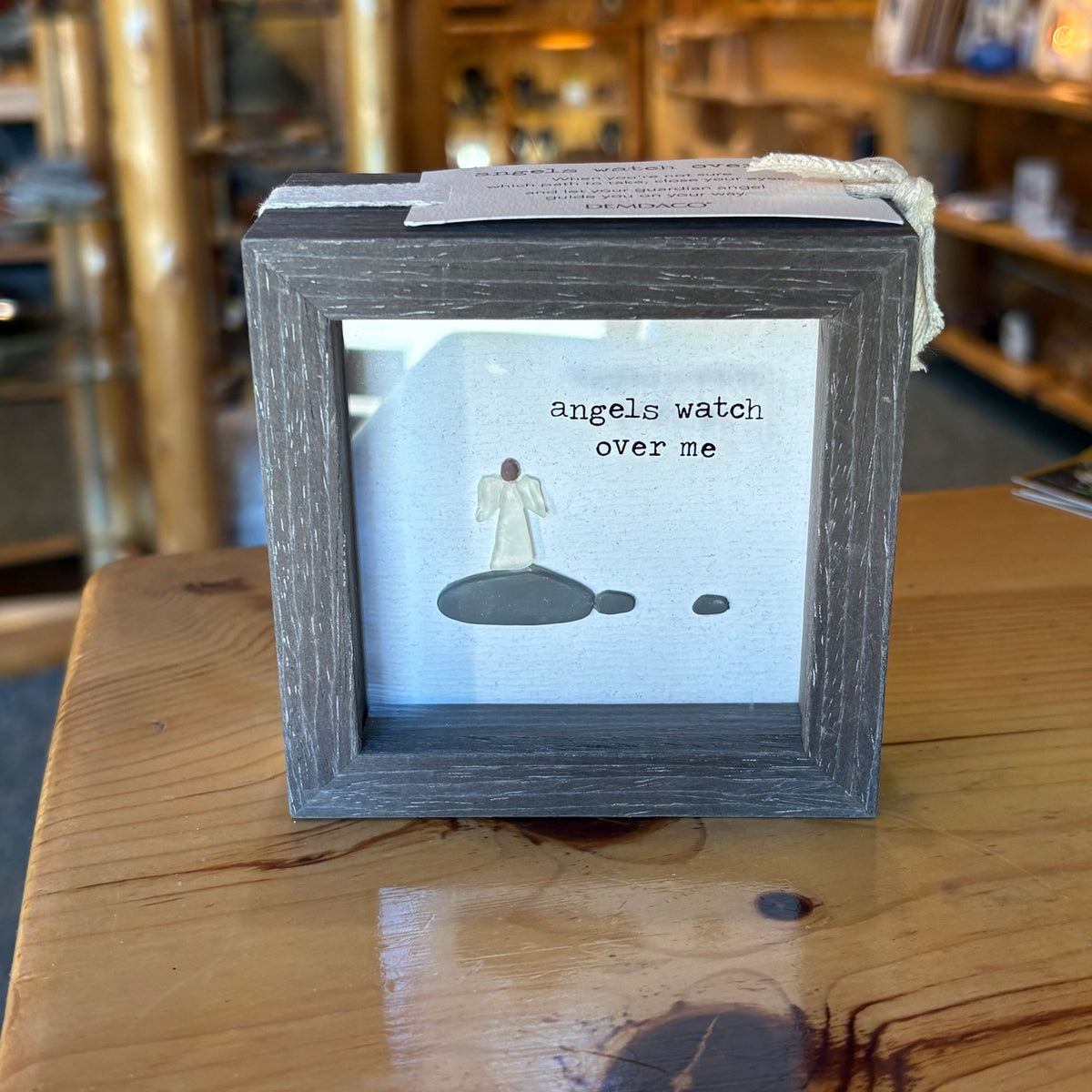 ANGELS WATCH OVER ME SHADOW BOX