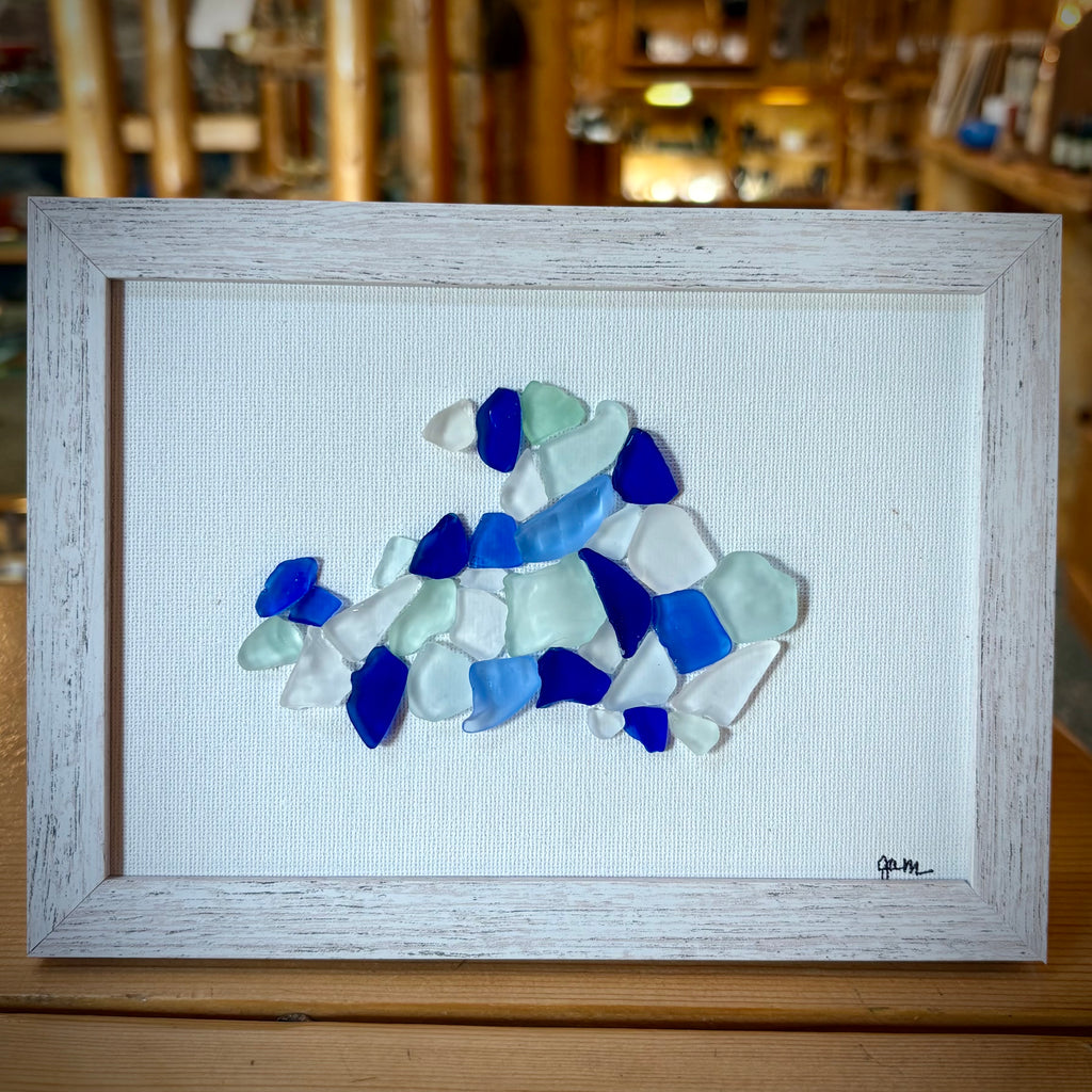 BEACH GLASS DRUMMOND ISLAND 8x6