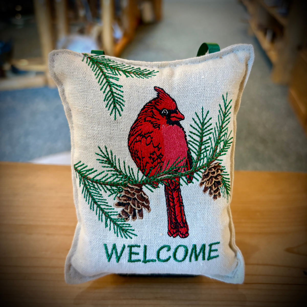 BALSAM CARDINAL PILLOW