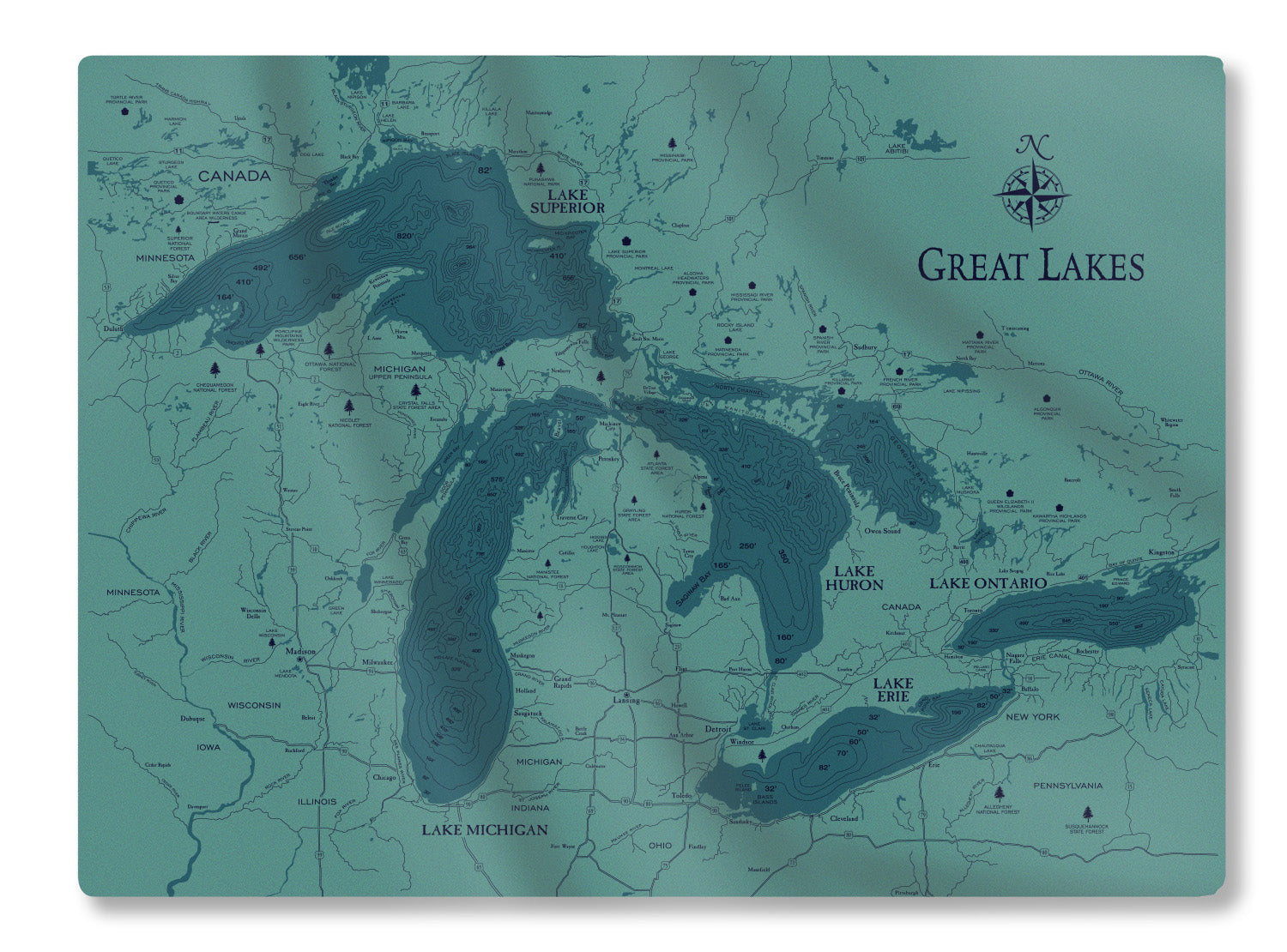 GREAT LAKES SWEATSHIRT THROW