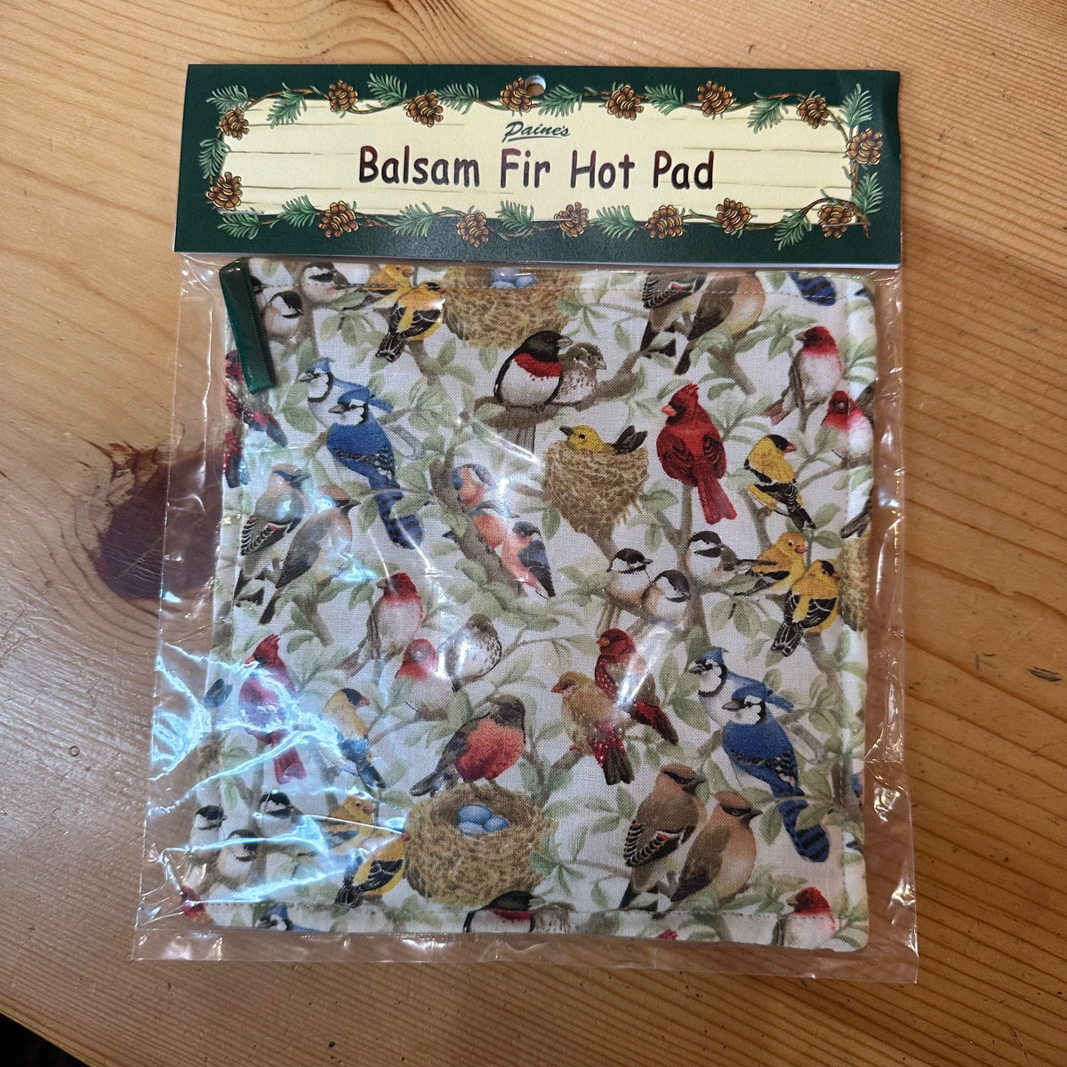 HOT PAD COUNTRY BIRDS 7x7